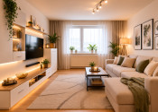 ViP. 3-i byt Sliač – Rybárska, 74 m² vrátane loggie cca 8 m²s - fotografia 4