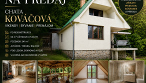 ViP. Chata Kováčová, celoročné bývanie, víkendy aj prenájom - fotografia 1