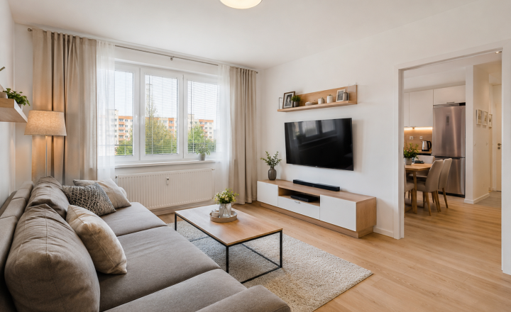 Na predaj 3-izbový byt - 3-izbový byt s loggiou na predaj, Ružinov | 72 m²